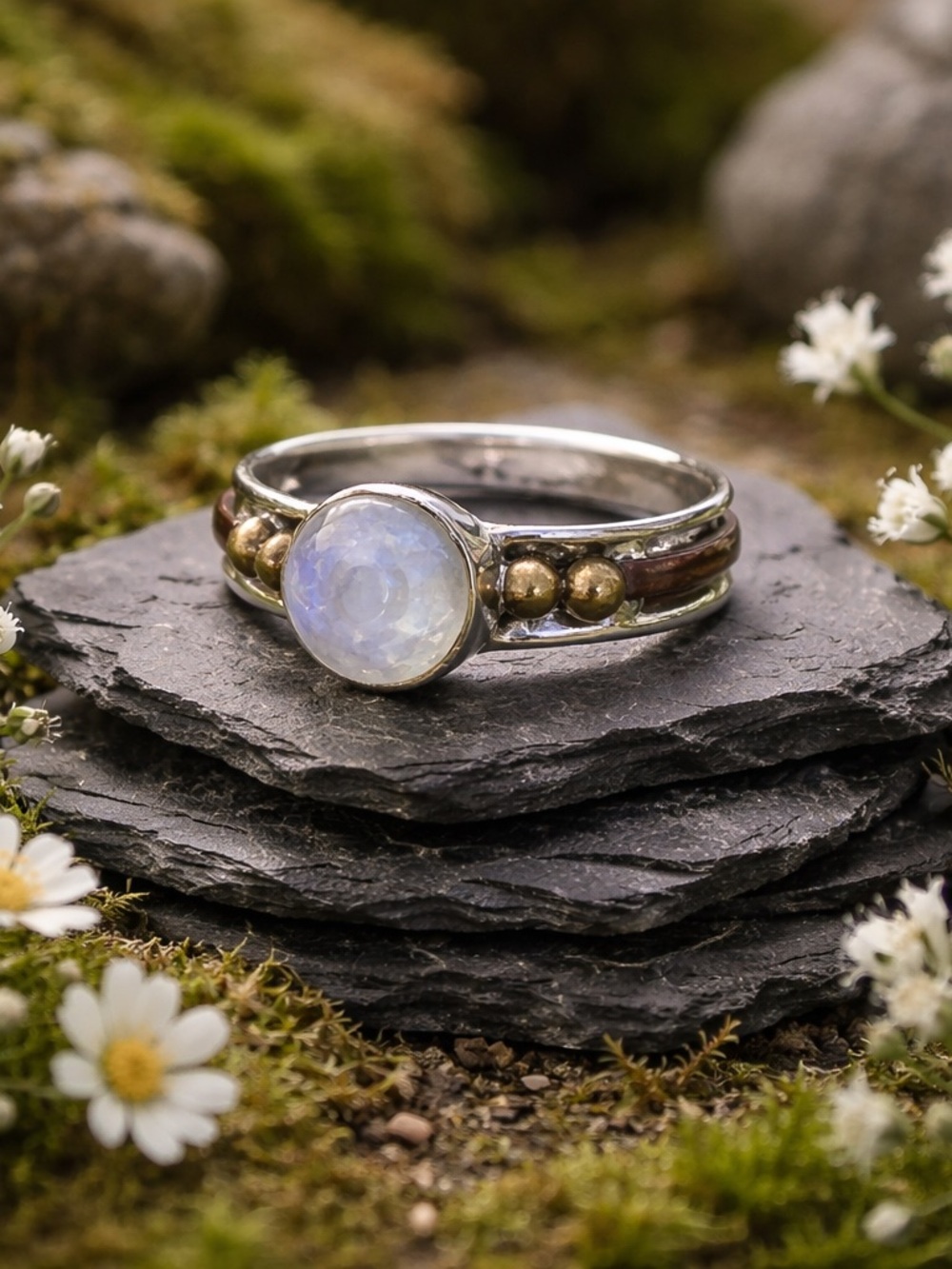 Moonstone Ring - Picture 7 of 9